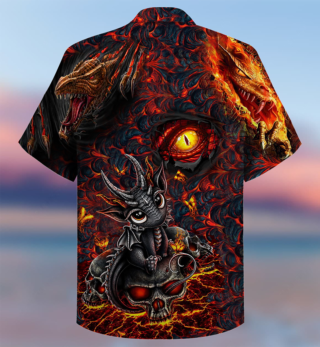 Dragon Eye Love Life Amazing - Hawaiian Shirt