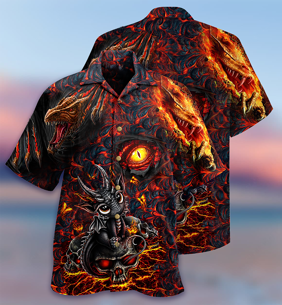 Dragon Eye Love Life Amazing - Hawaiian Shirt