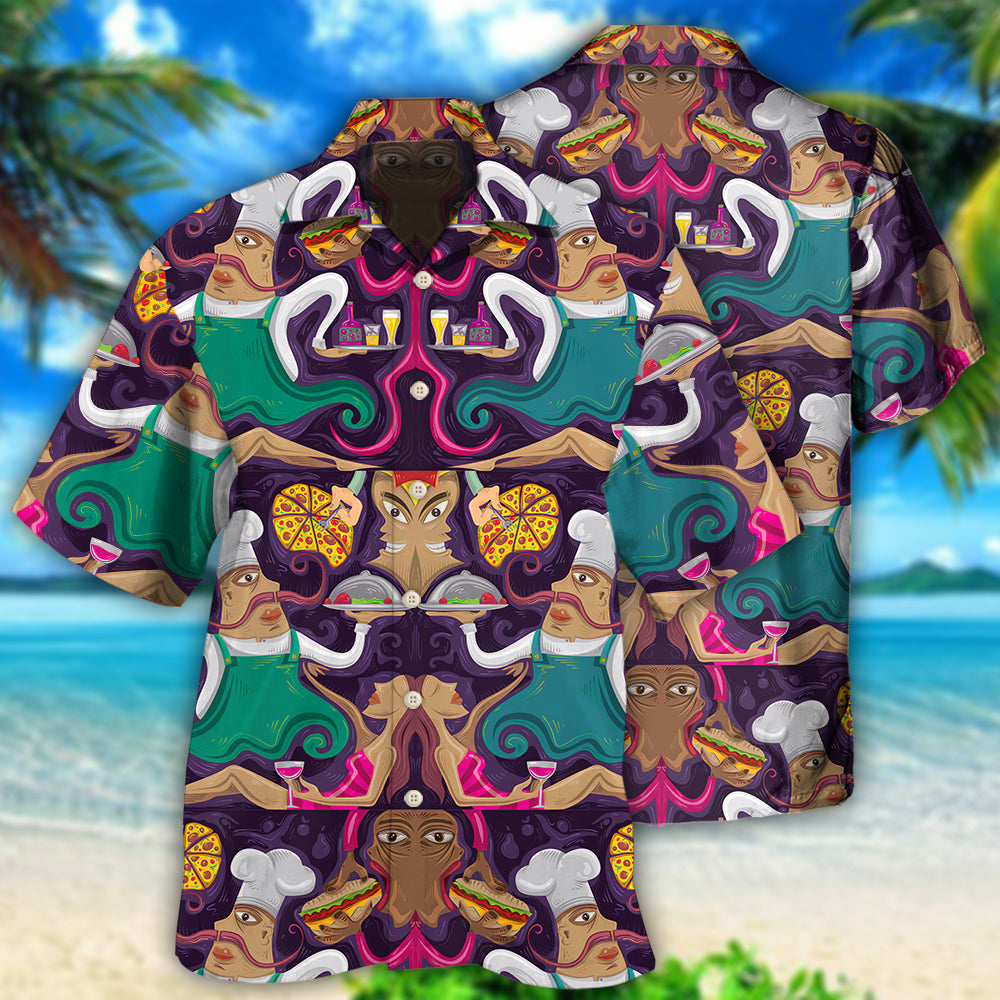 Chef Food Pizza - Hawaiian Shirt
