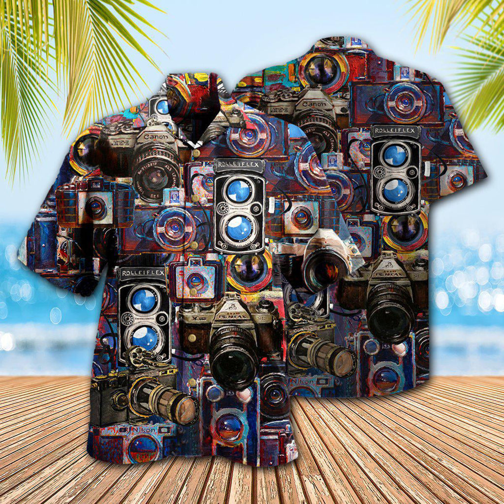 Camera Good Old Days Again Photographer - Hawaiian Shirt
