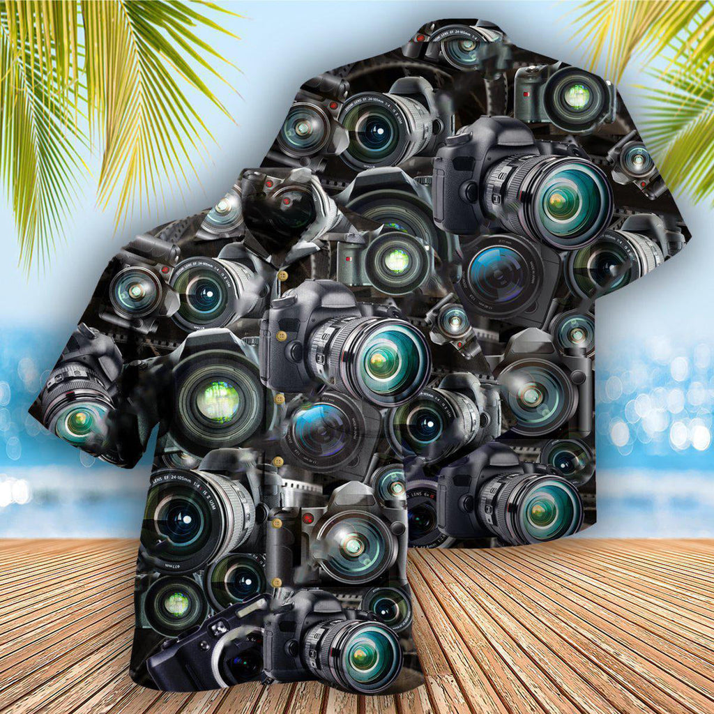Camera Look Through Cameras - Hawaiian Shirt