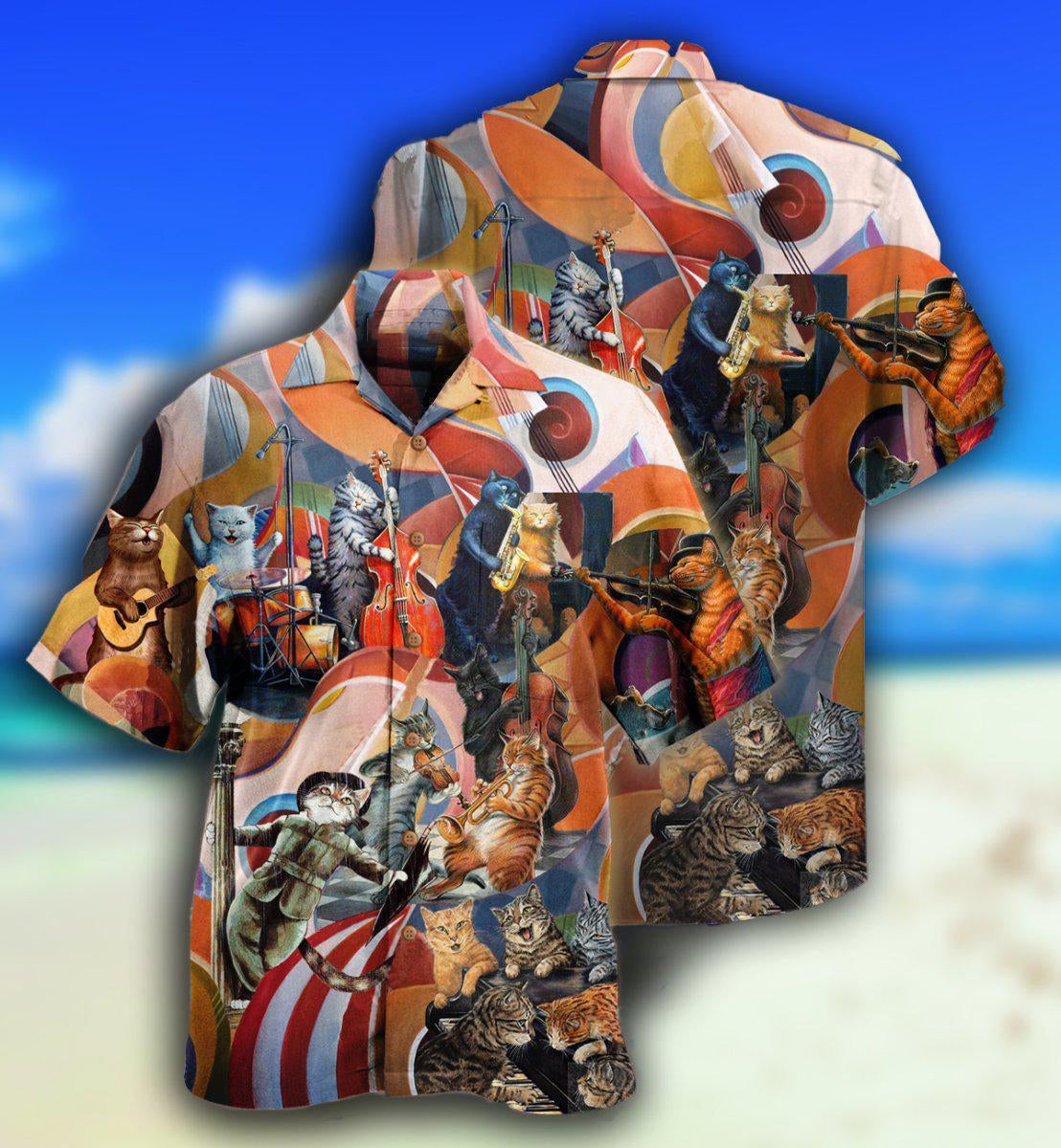Cat Amazing Band - Hawaiian Shirt