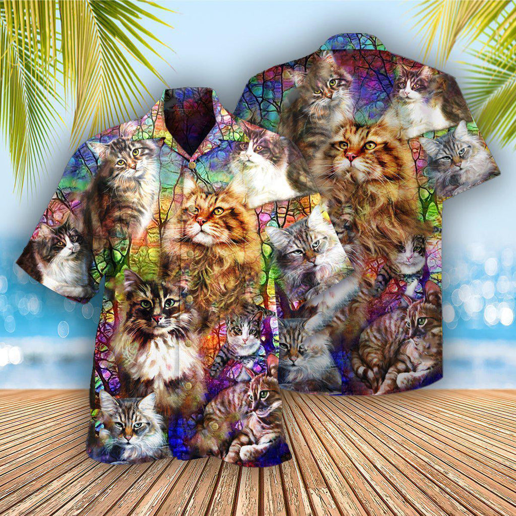 Cat Life Is Better With Cat - Hawaiian Shirt