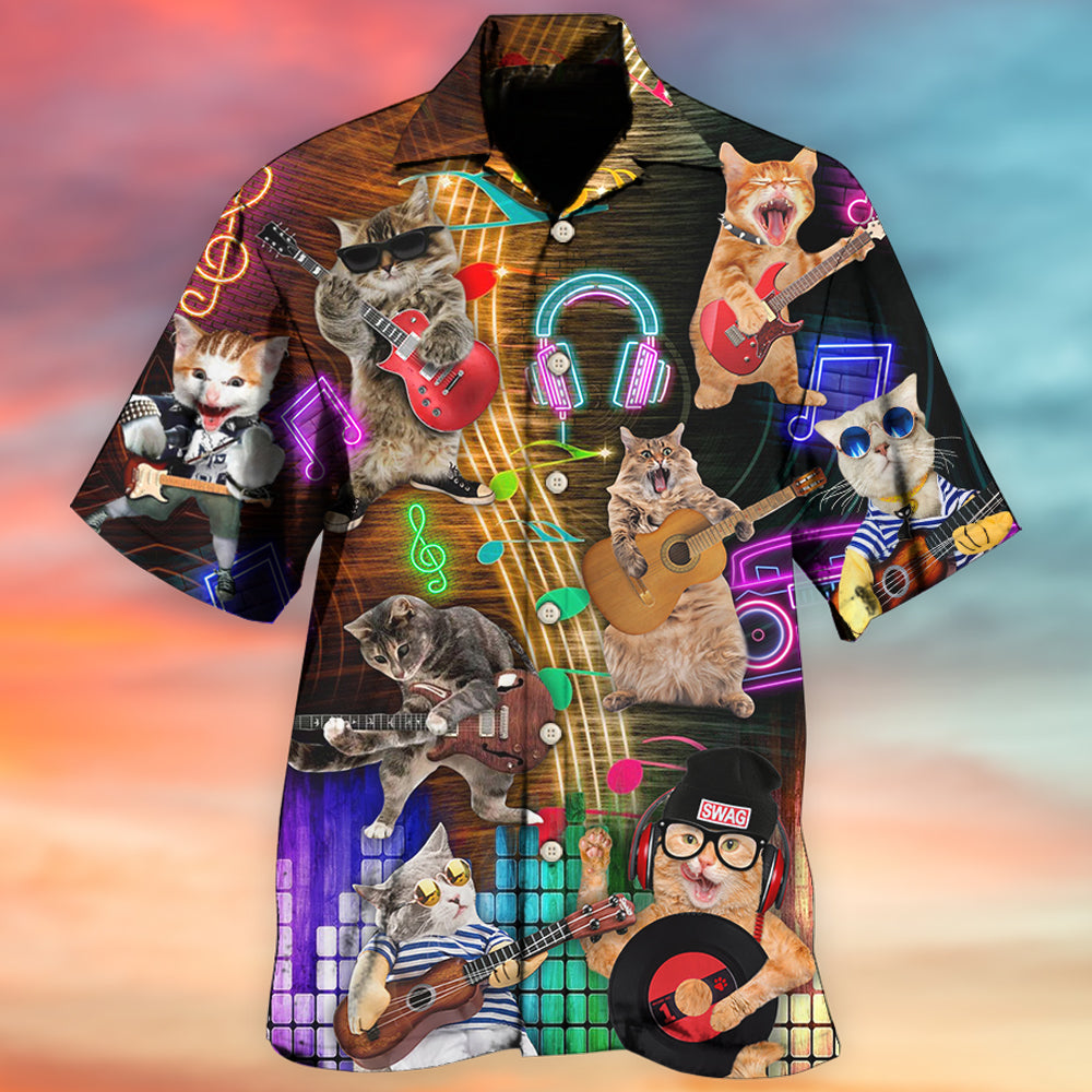 Cat Rocker Lovely Style - Hawaiian Shirt