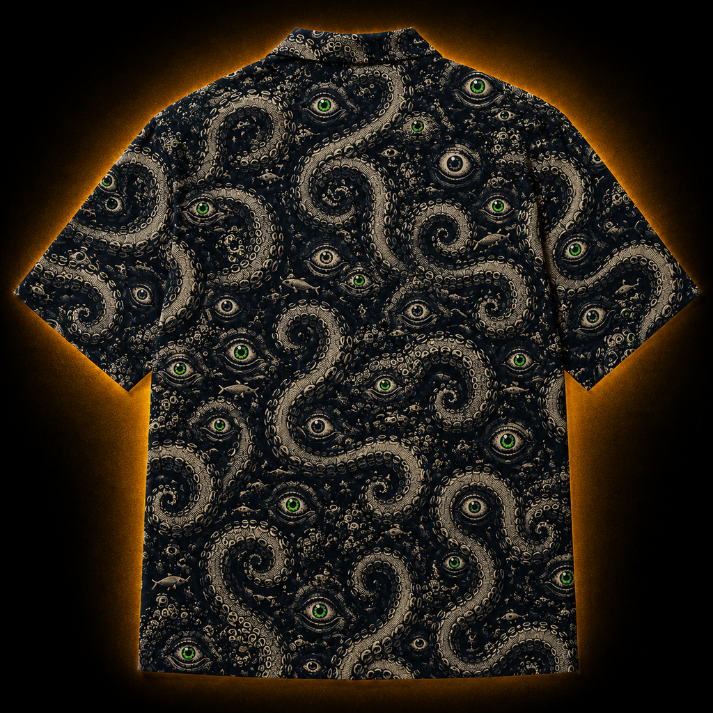 Deep One Eyes — Cursed R'lyeh Hawaiian Shirt