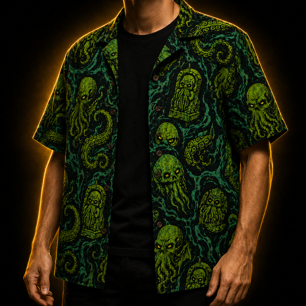 Cthulhu Fhtagn — Eldritch All-Over Hawaiian Shirt