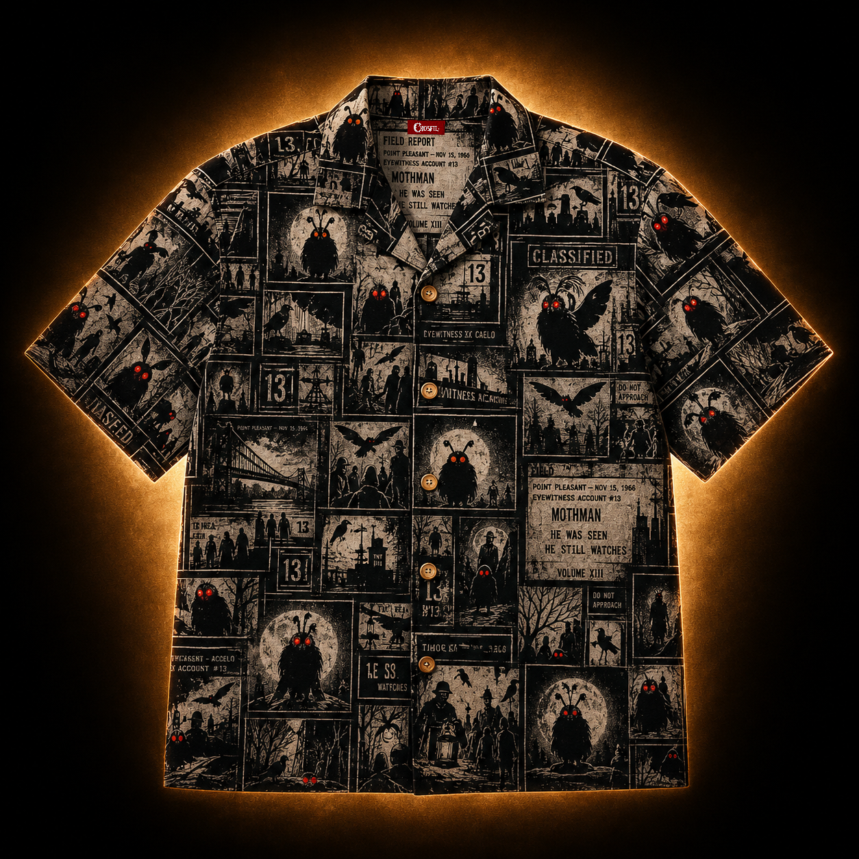 Mothman Sightings — Point Pleasant 1966 Hawaiian Shirt