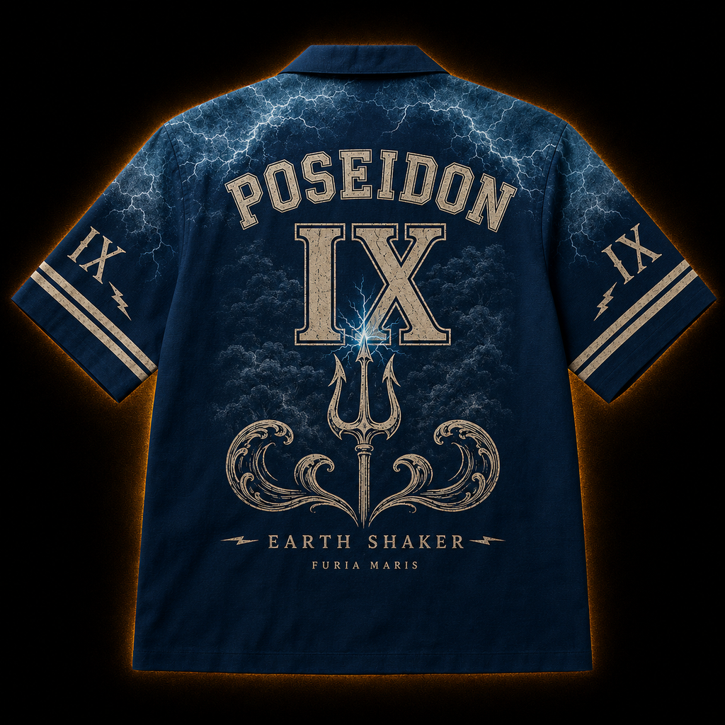 Poseidon IX — Earth Shaker Hawaiian Shirt