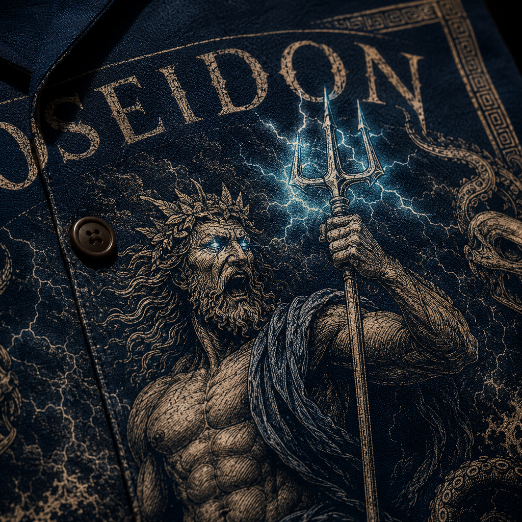 Poseidon IX — Earth Shaker Hawaiian Shirt