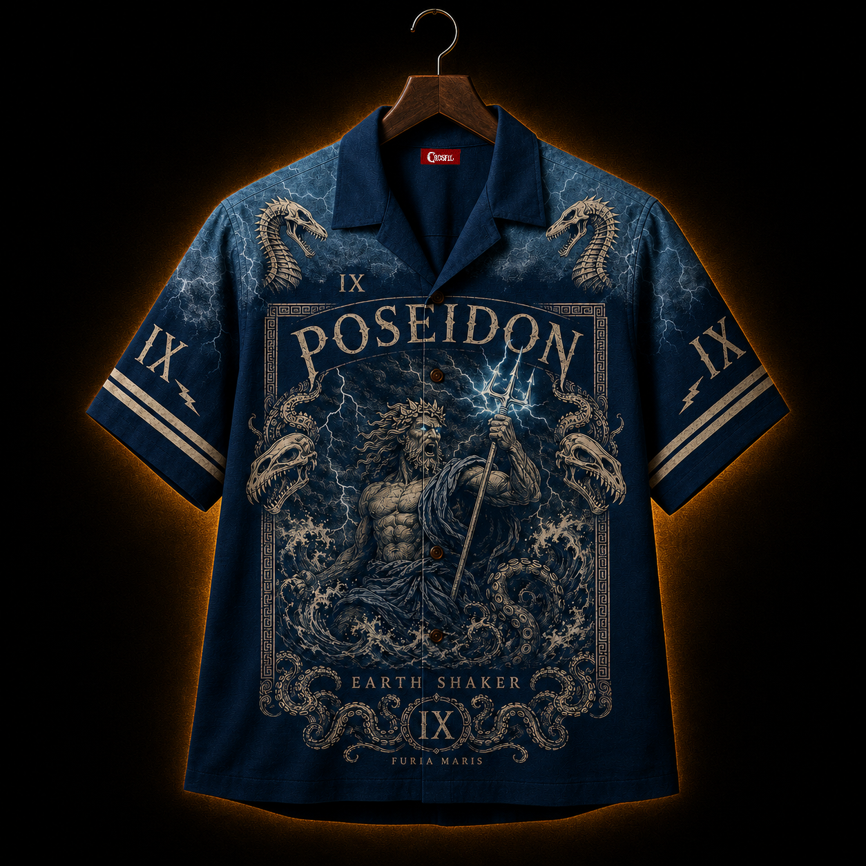 Poseidon IX — Earth Shaker Hawaiian Shirt