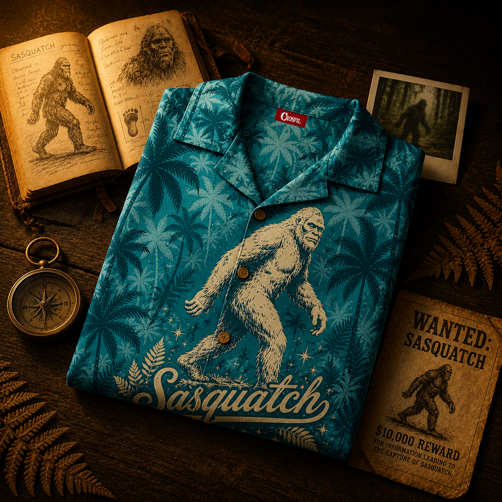 Sasquatch '67 — Pacific Cryptid Hawaiian Shirt