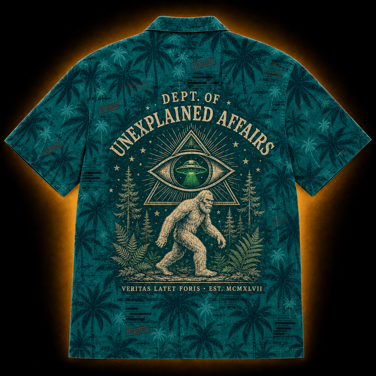 Project Believe — Classified Cryptid File Hawaiian Shirt