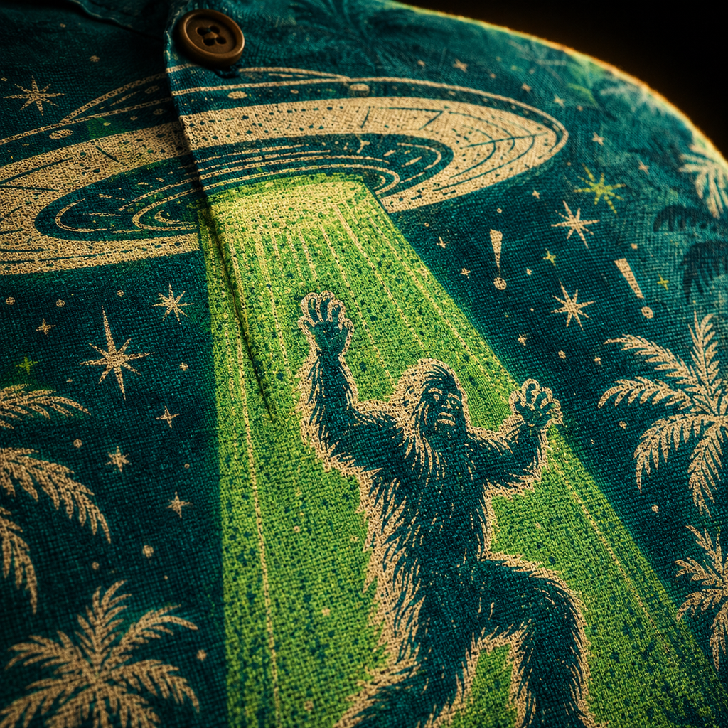 First Contact '67 — Bluff Creek Abduction Hawaiian Shirt