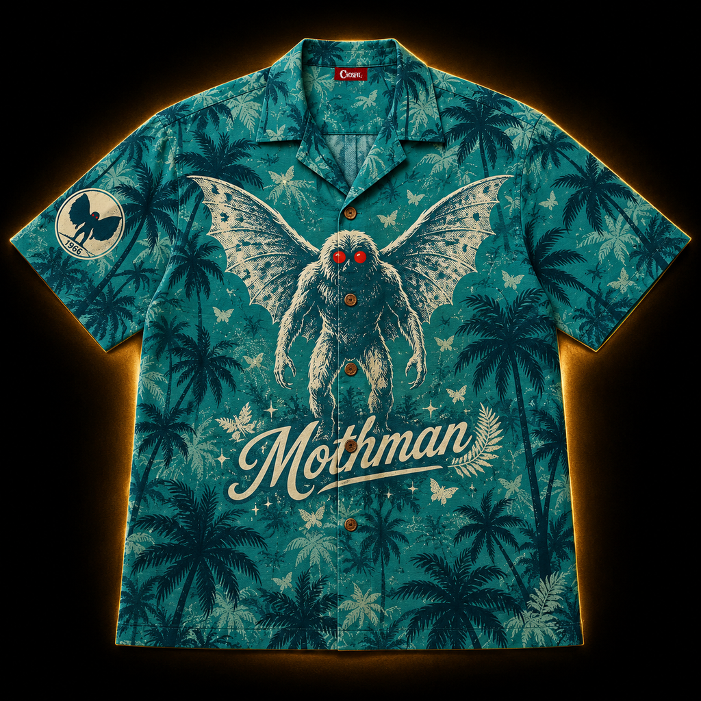 Mothman '66 — Point Pleasant Cryptid Hawaiian Shirt