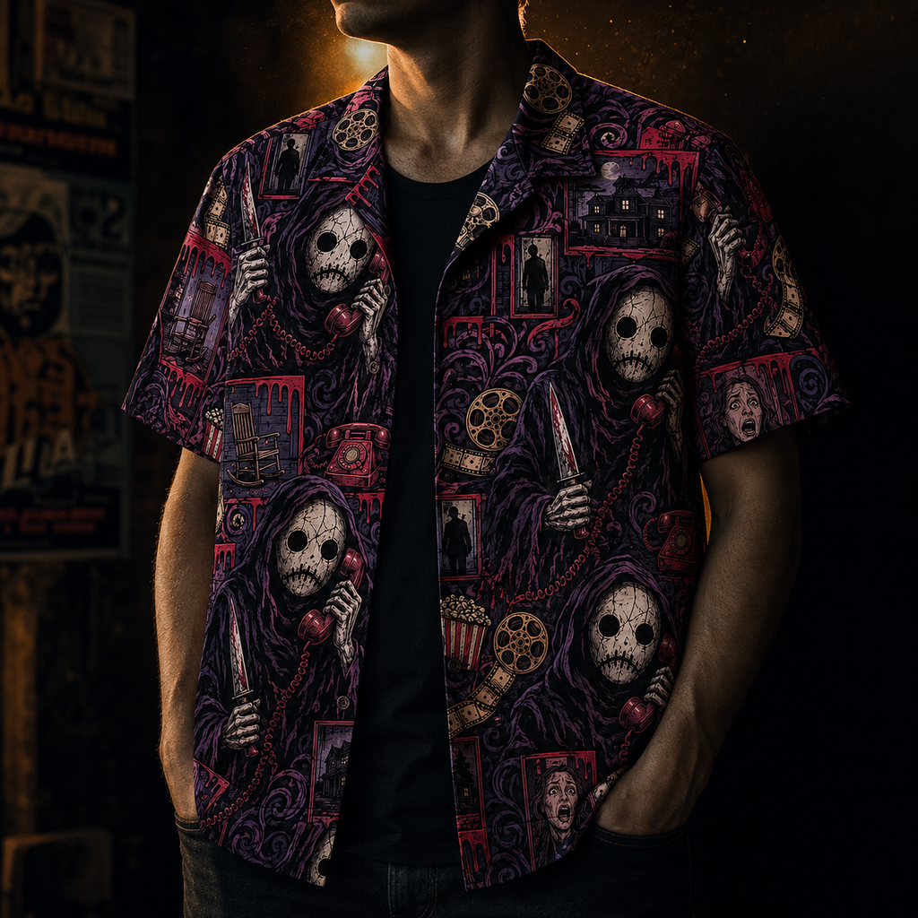 The Caller — Slasher Horror Hawaiian Shirt