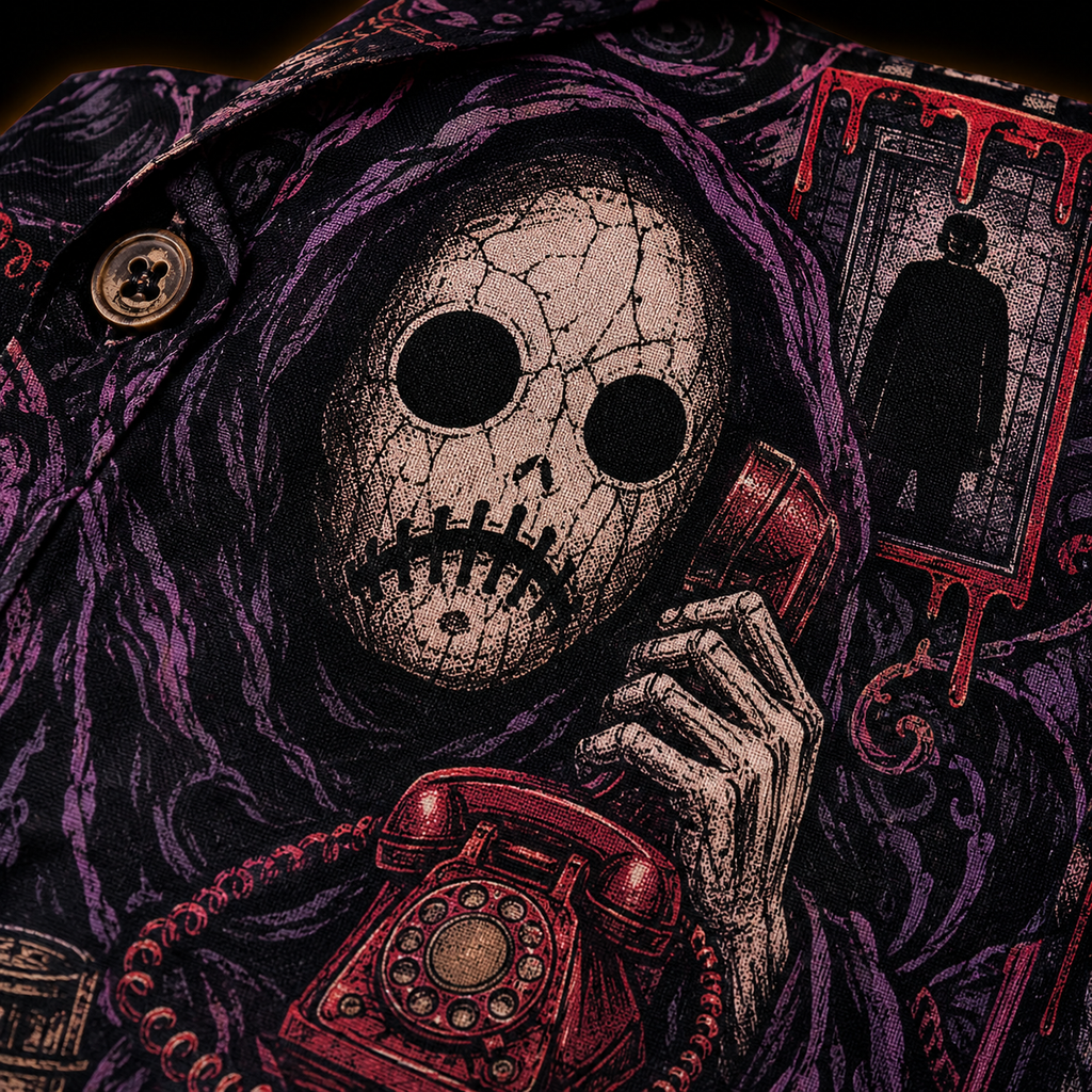 The Caller — Slasher Horror Hawaiian Shirt