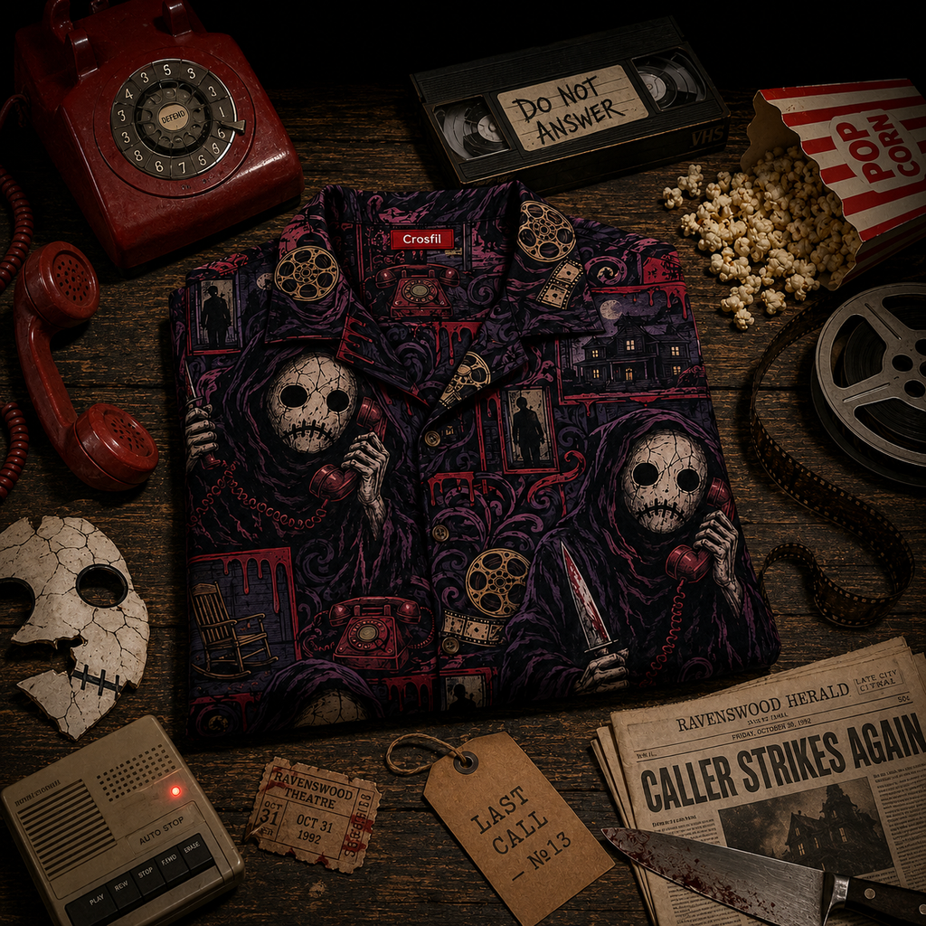 The Caller — Slasher Horror Hawaiian Shirt