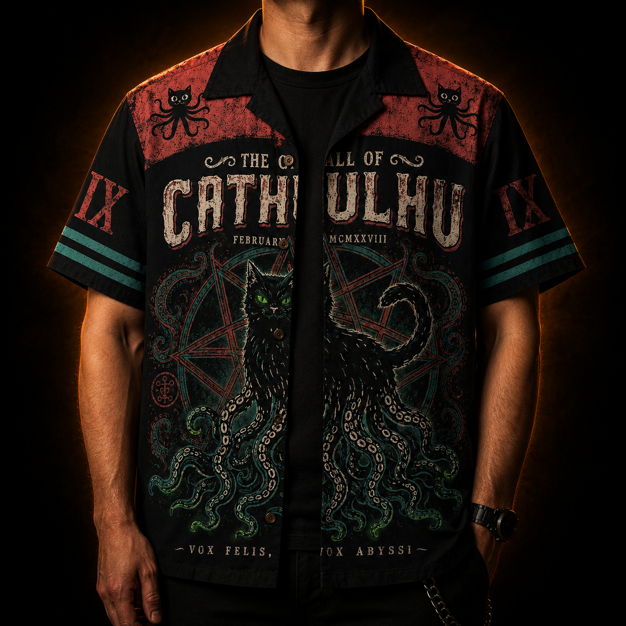 Cathulhu II — The Call Hawaiian Shirt