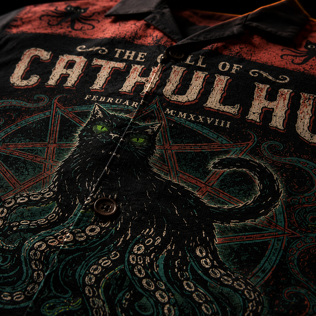 Cathulhu II — The Call Hawaiian Shirt