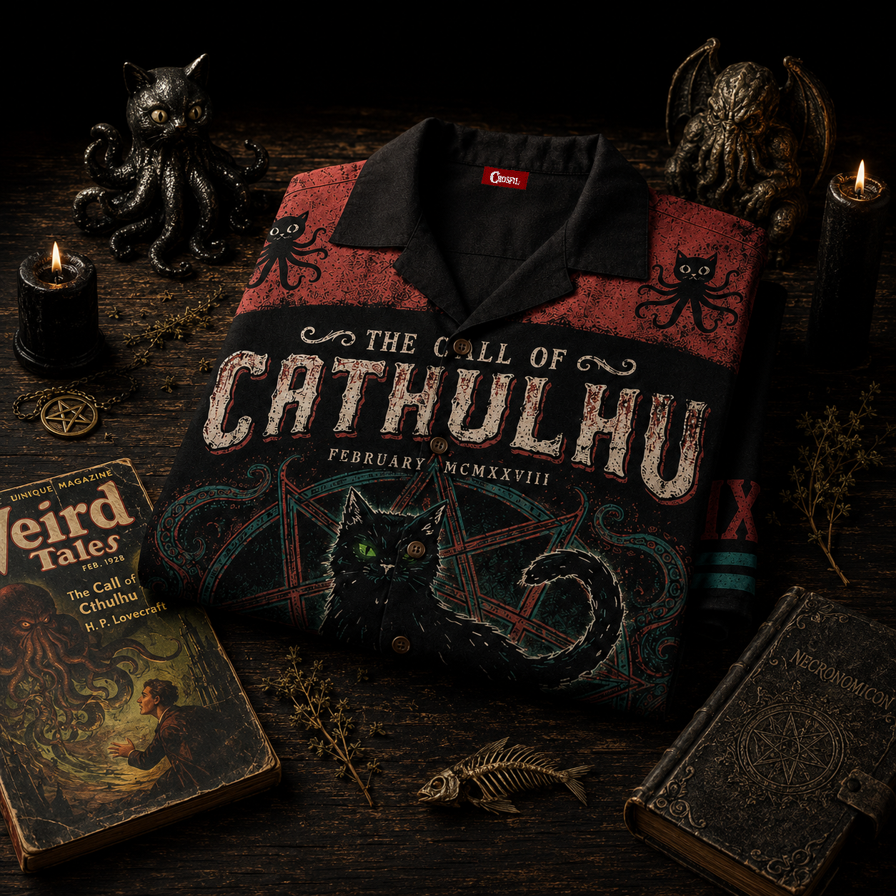Cathulhu II — The Call Hawaiian Shirt