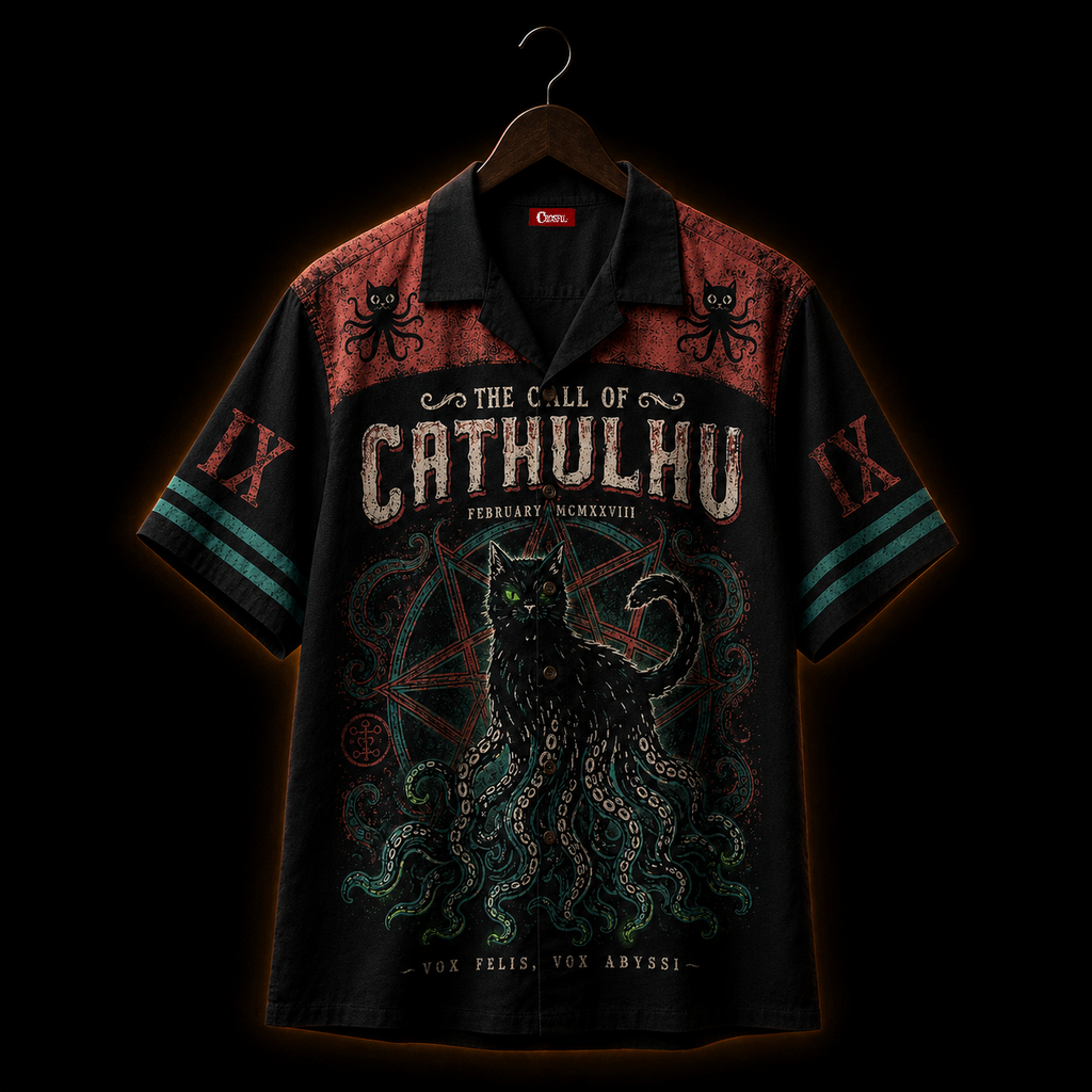Cathulhu II — The Call Hawaiian Shirt