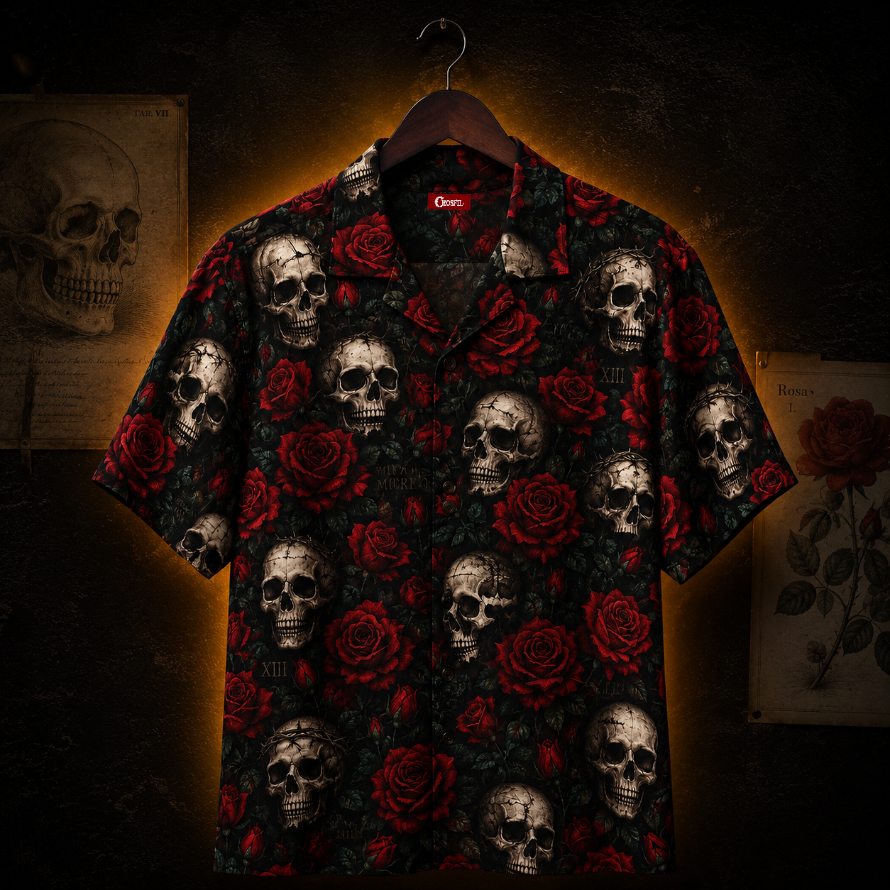 Skull Garden — Memento Mori Hawaiian Shirt