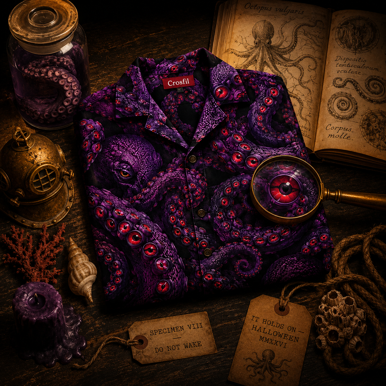 De Profundis — Tentacle Hawaiian Shirt