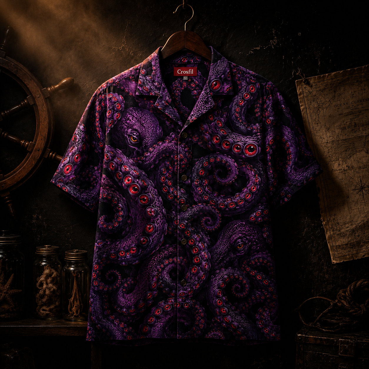 De Profundis — Tentacle Hawaiian Shirt