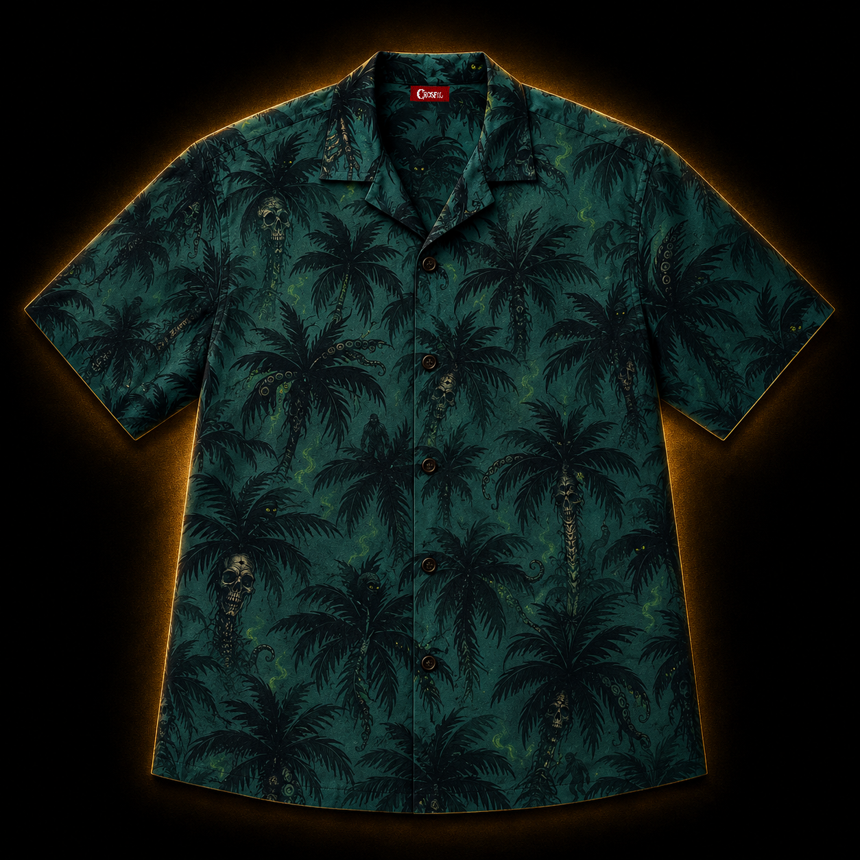 Cursed Paradise — Hidden Horror Hawaiian Shirt