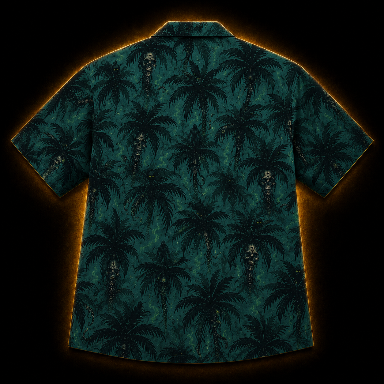 Cursed Paradise — Hidden Horror Hawaiian Shirt