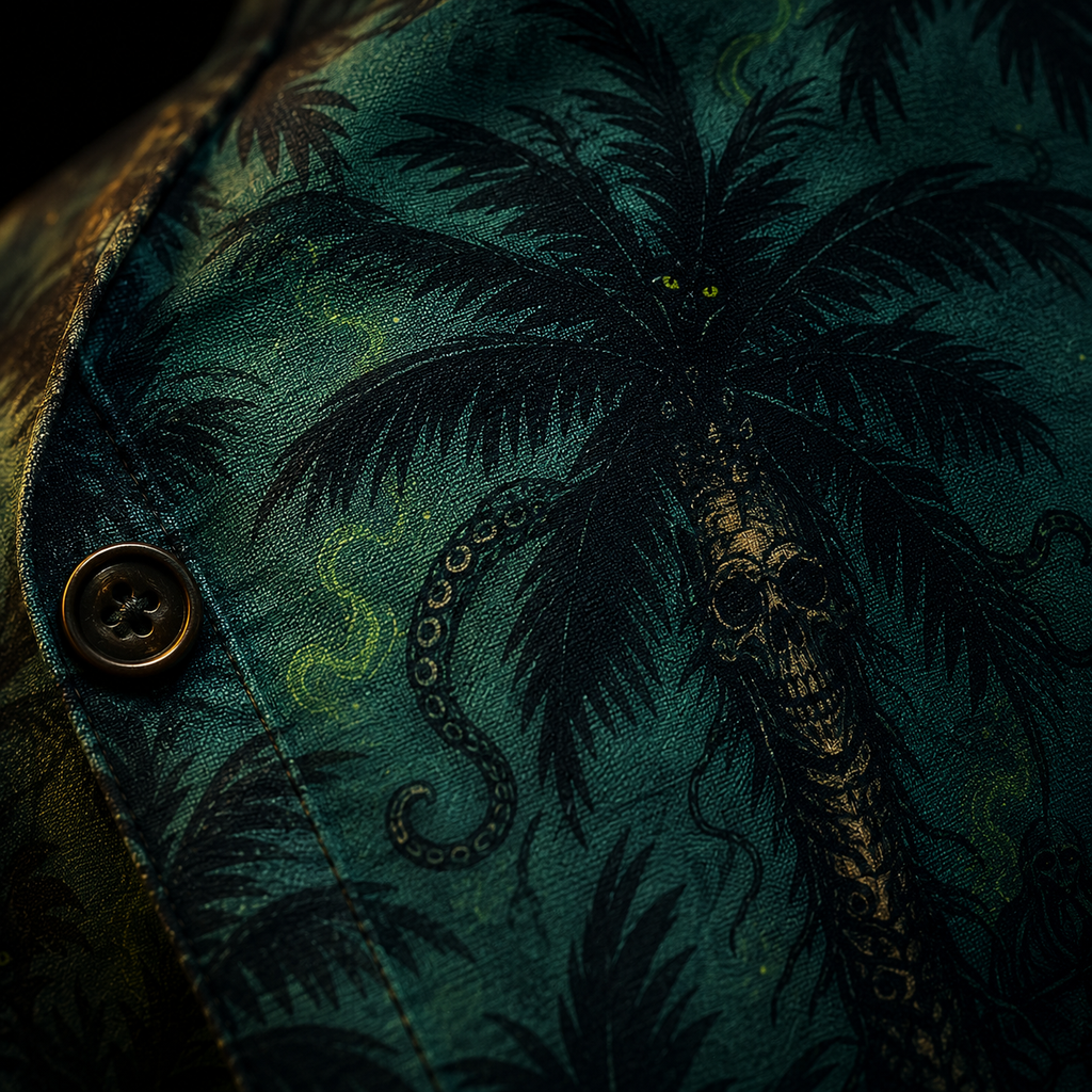 Cursed Paradise — Hidden Horror Hawaiian Shirt