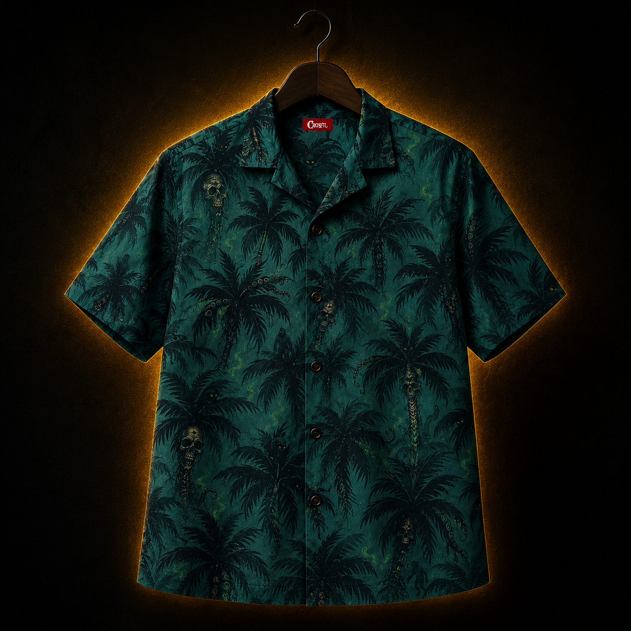 Cursed Paradise — Hidden Horror Hawaiian Shirt