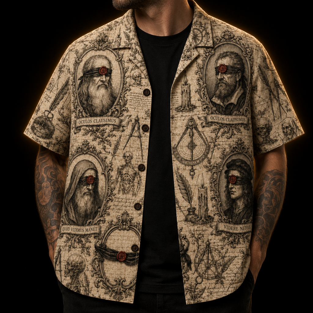 Oculos Clausimus — Blind Masters Hawaiian Shirt
