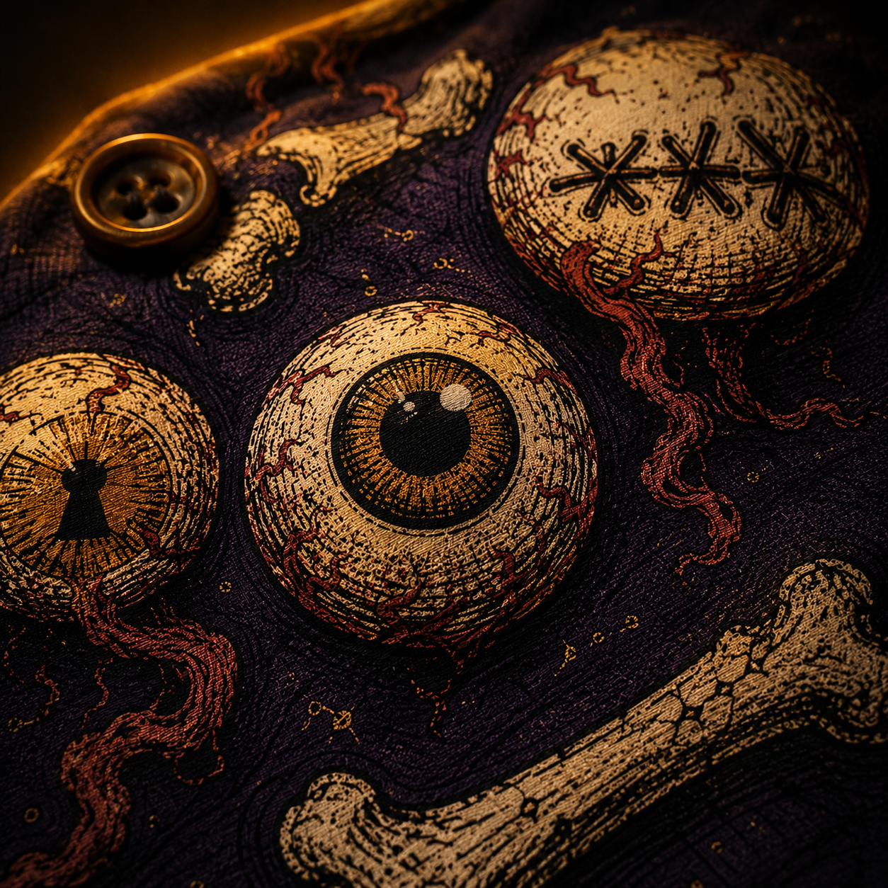 A Thousand Eyes — Vintage Horror Comic Hawaiian Shirt
