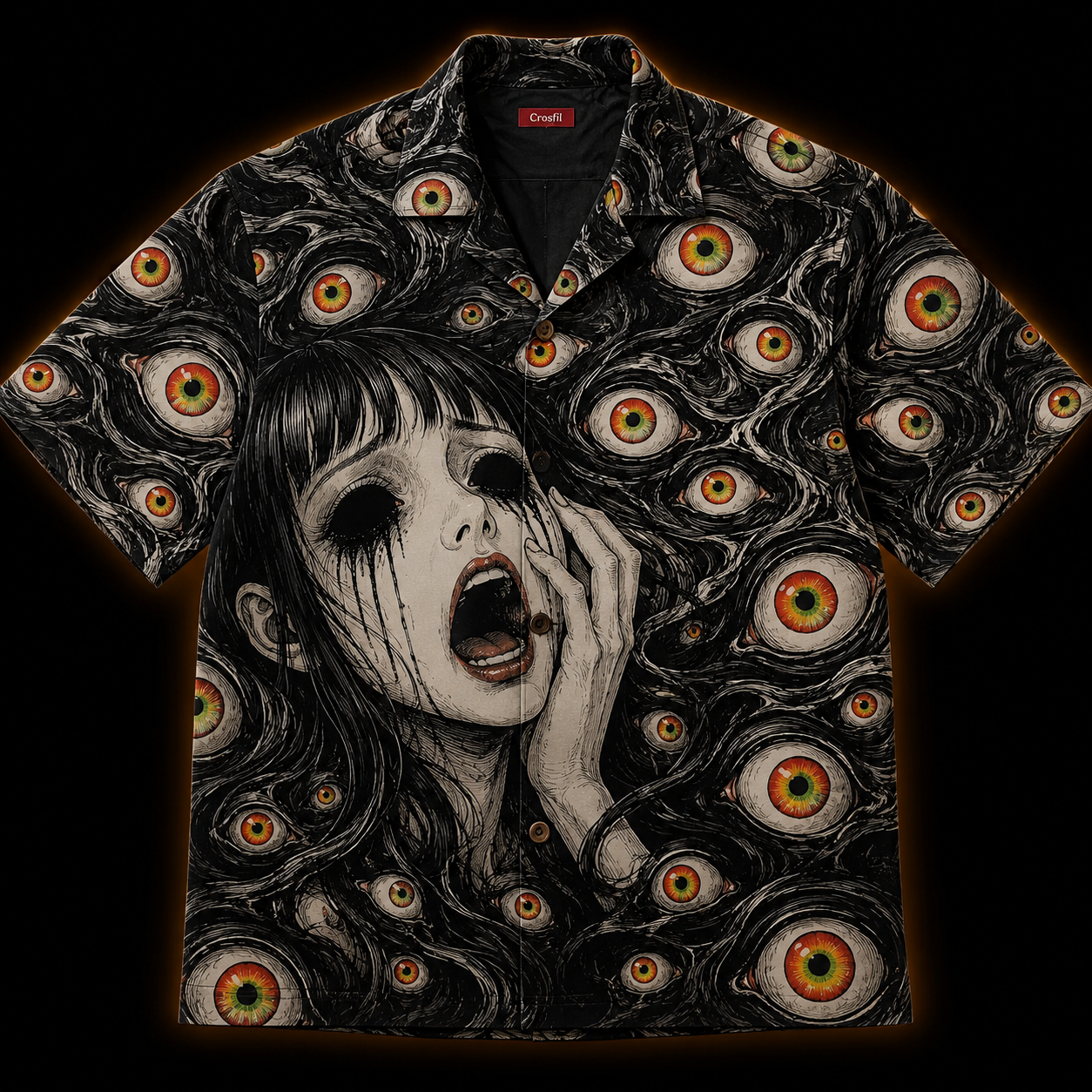 The Hollow — Japanese Horror Hawaiian Shirt