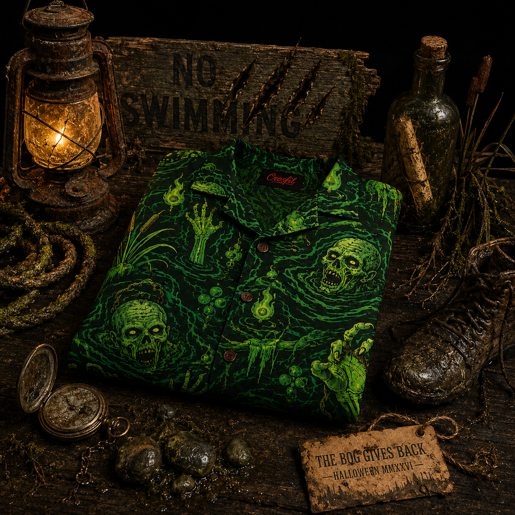 Bog Risen — Swamp Zombie Hawaiian Shirt