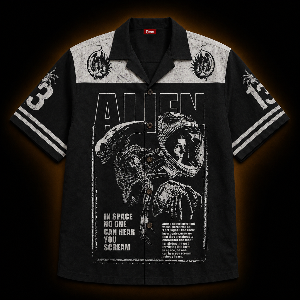 Alien 13 — Ripley vs Xenomorph Hawaiian Shirt