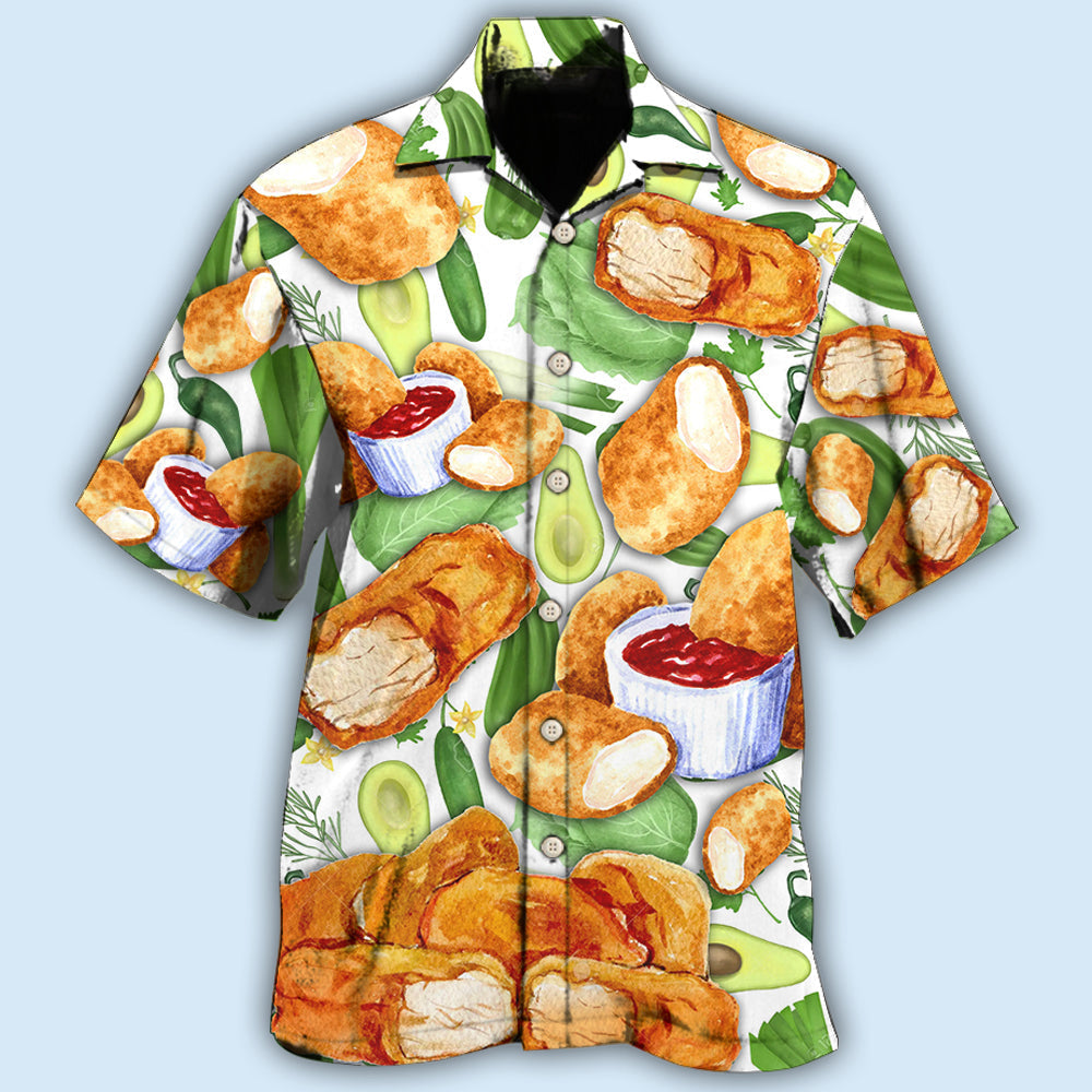 Food Lover Chicken Nugget Make Me Happy - Hawaiian Shirt