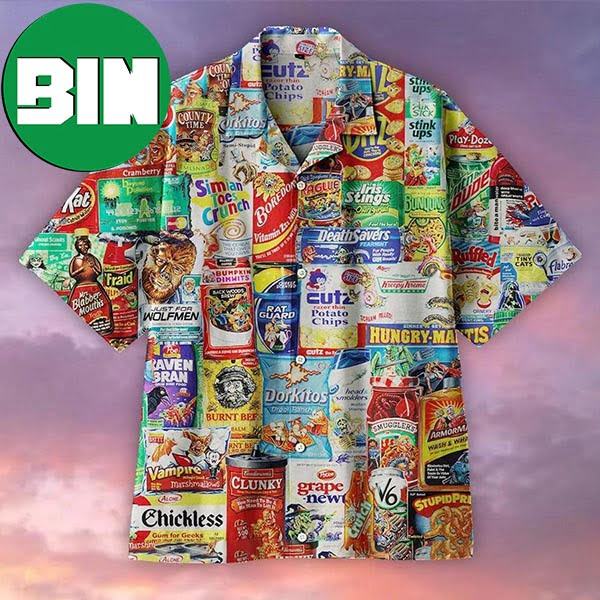 Classic Delicious Snacks Summer Hawaiian Shirt
