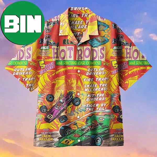 Classic Hot Rods Racing Car 2023 Summer Hawaiian Shirt