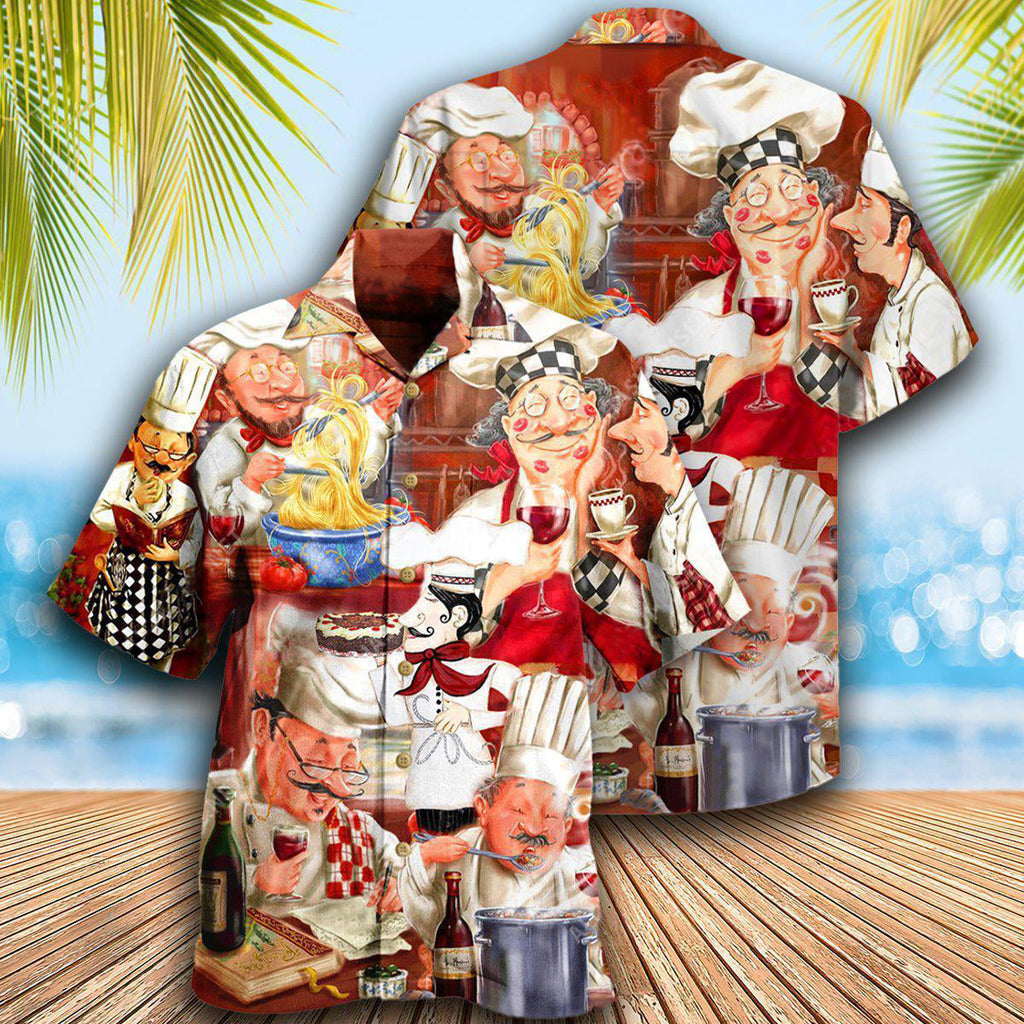 Chef Cooking Is The Art Of Life I'm So Happy - Hawaiian Shirt