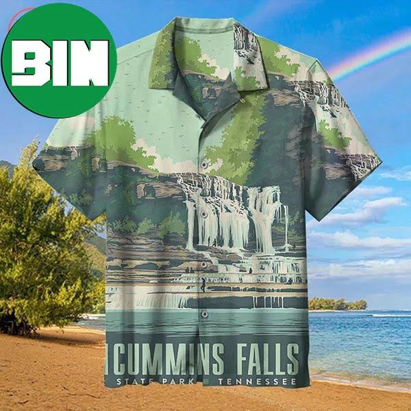 Cummins Falls State Park Tennesse Hawaiian Shirt