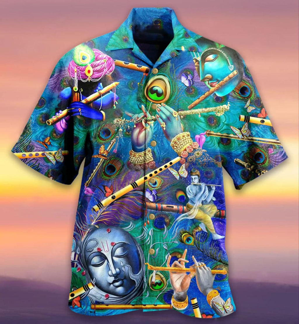 Flute Music Where Words Fail Speaks - Hawaiian Shirt