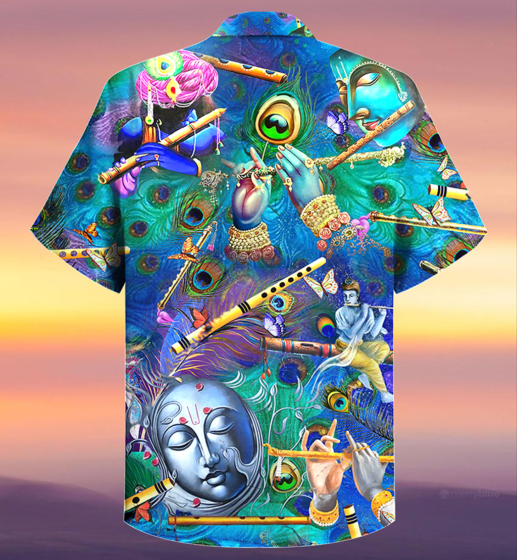 Flute Music Where Words Fail Speaks - Hawaiian Shirt