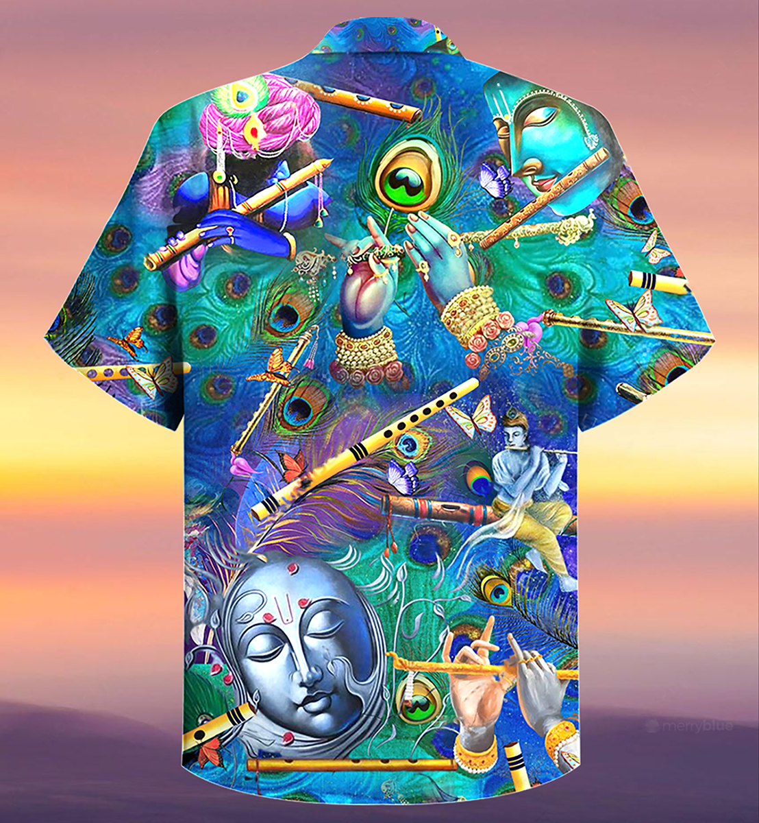 Flute Music Where Words Fail Speaks - Hawaiian Shirt