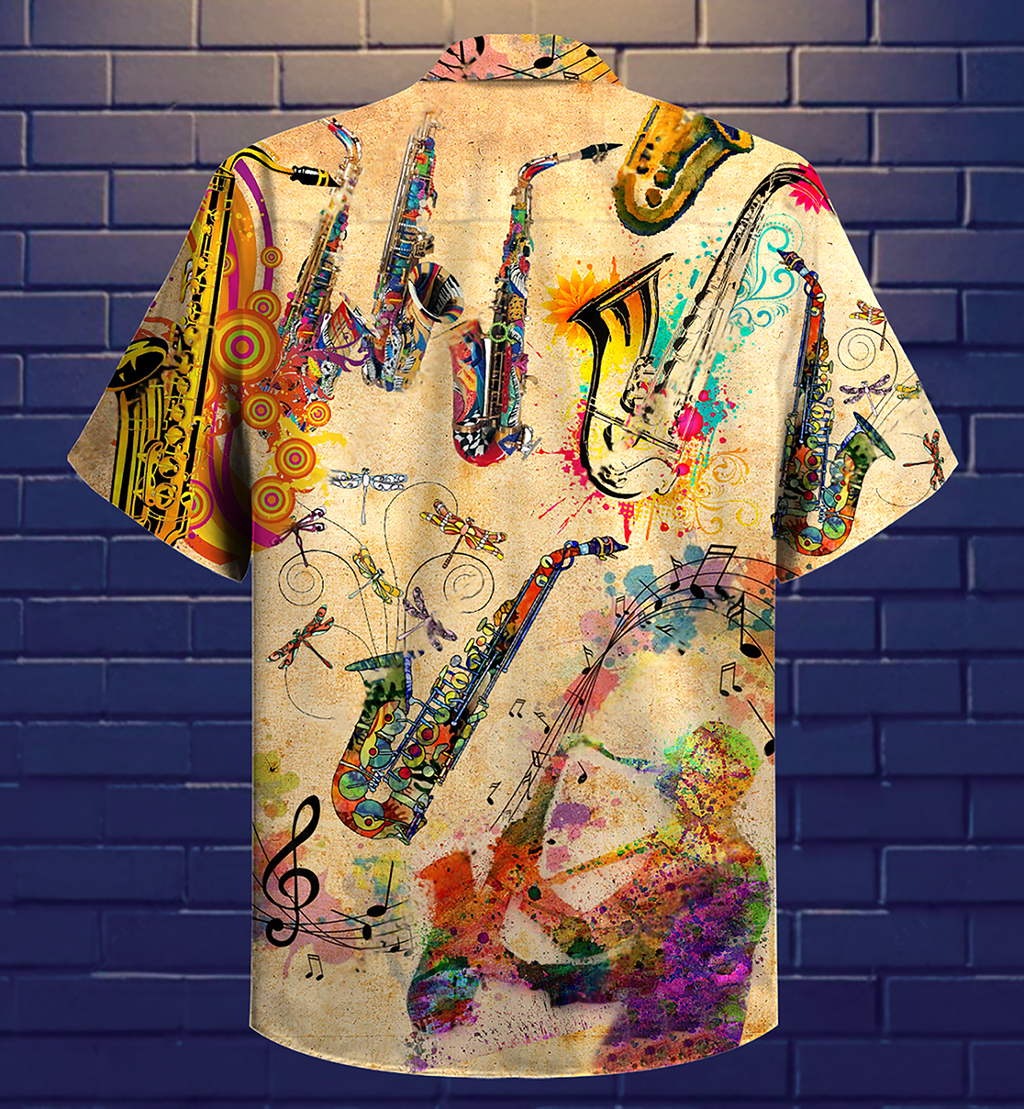 Saxophone Is My Beautiful Life - Hawaiian Shirt