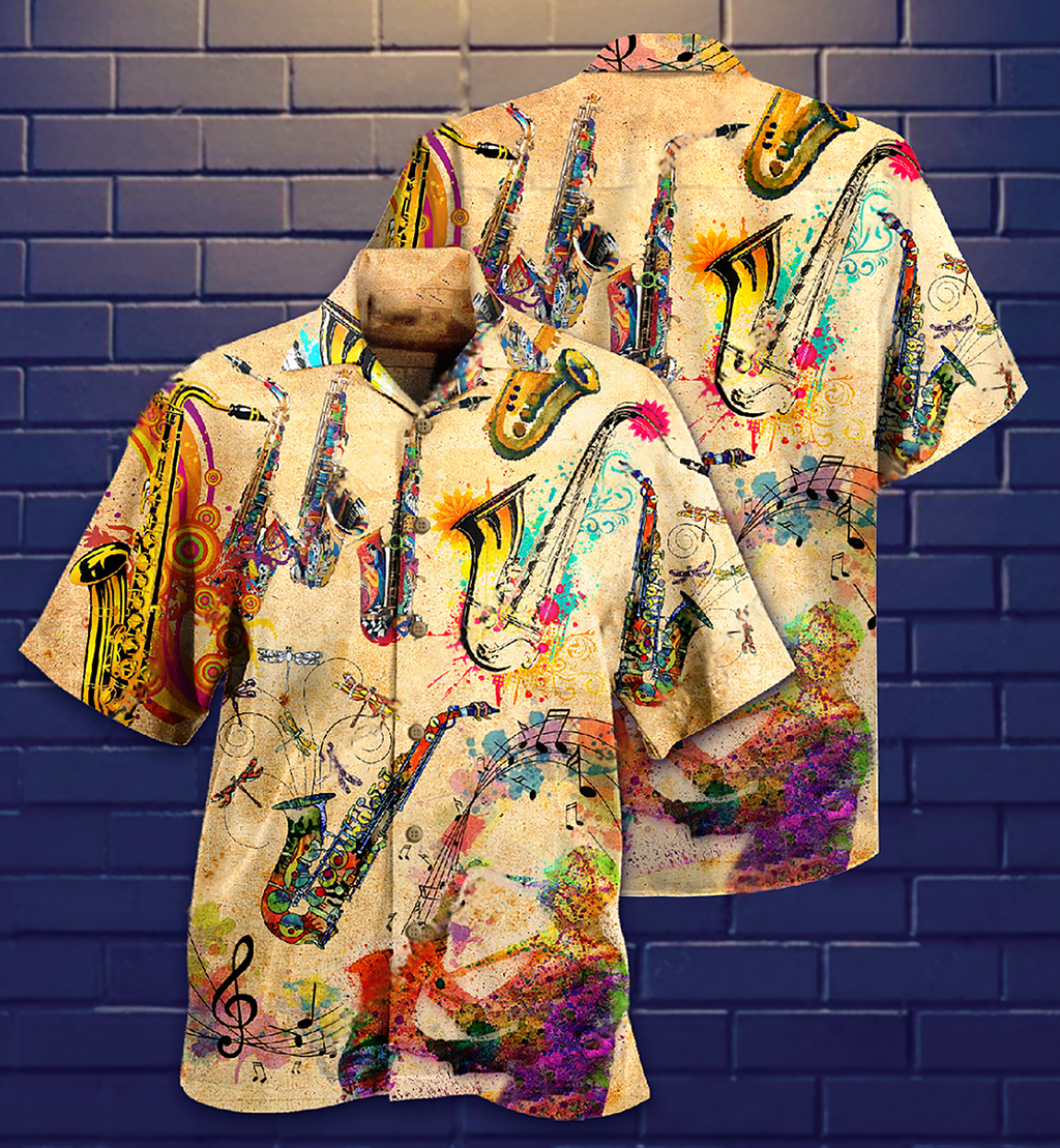 Saxophone Is My Beautiful Life - Hawaiian Shirt