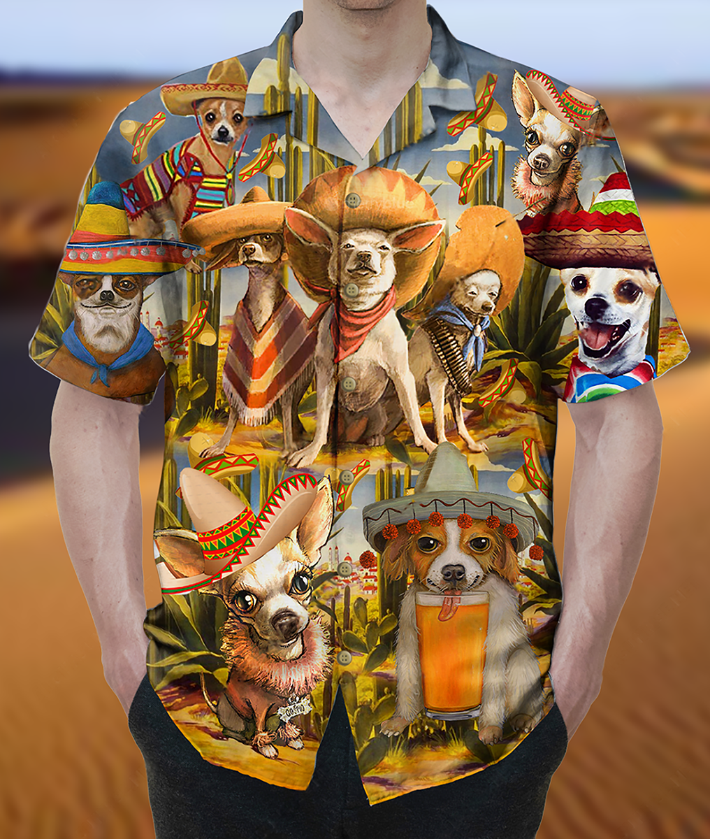 Chihuahua Is My Best Friend - Hawaiian Shirt