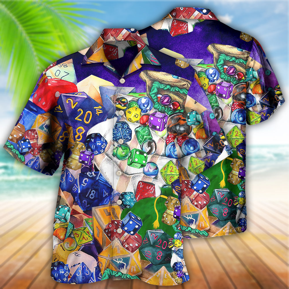 D20 Always Examine The Dice - Hawaiian Shirt