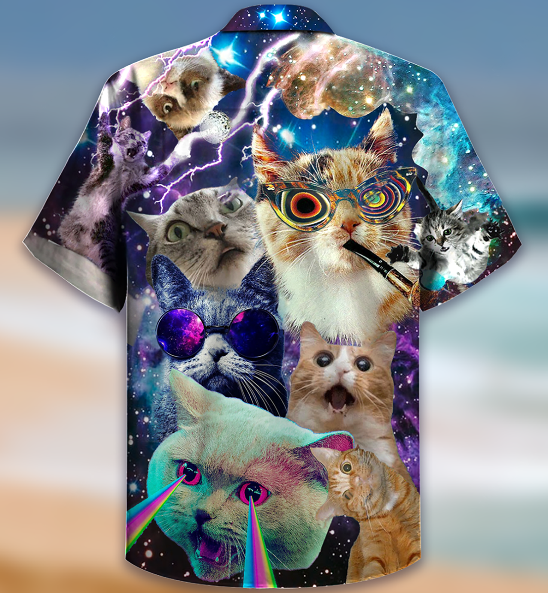 Cat The Battle Flying Cat - Hawaiian Shirt